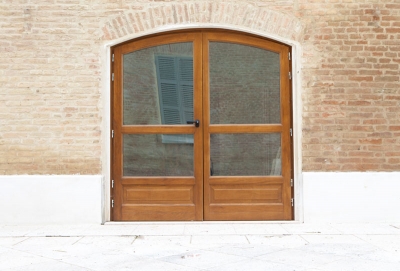 porta ingresso a vetro
